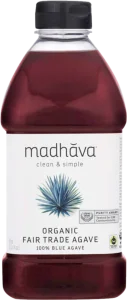 Madhava Blue Agave Naturally Organic Low-Glycemic Sweetener