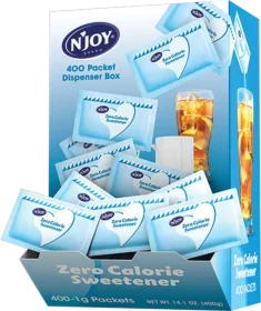 N'Joy Zero Calorie Aspartame Sweetener Blue Packets